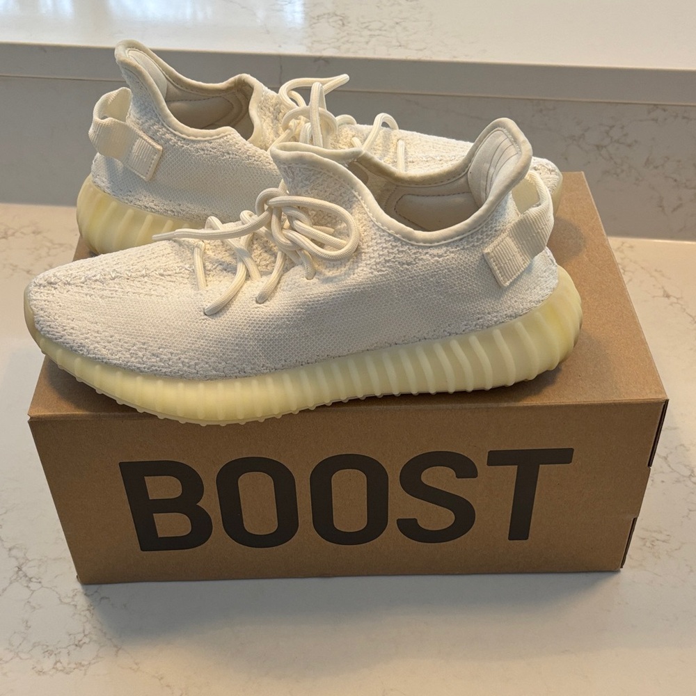 Adidas Kids Yeezy Boost 350 V2 - White and Cream
